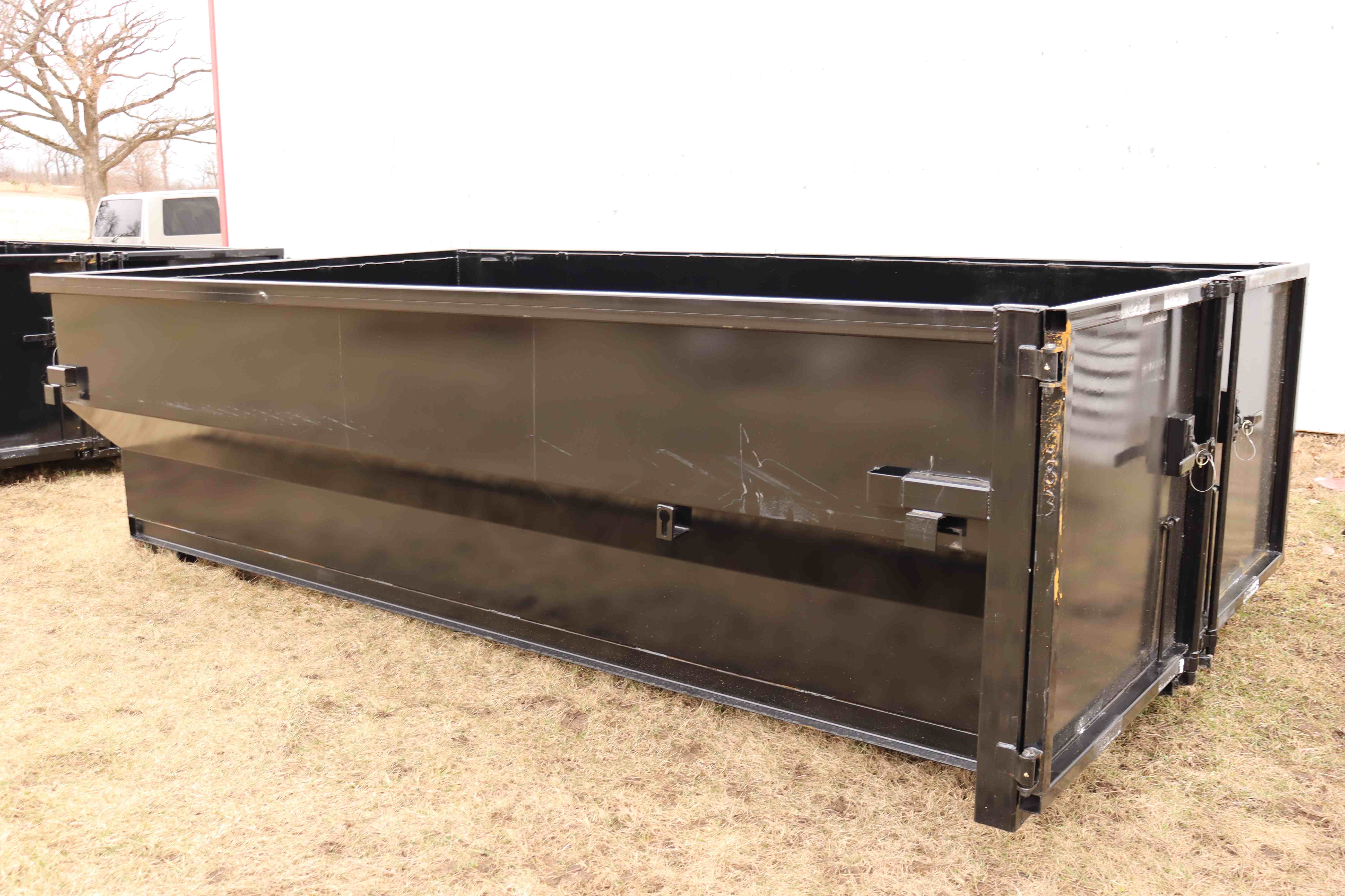 13 yard roll-off dumpster for rent in Waukesha, WI — side view